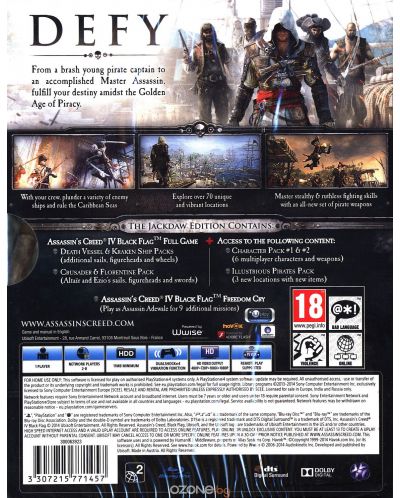 Assassin's Creed IV: Black Flag - Jackdaw Edition (PS4) - 4