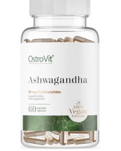 Ashwagandha, 60 капсули, OstroVit - 1