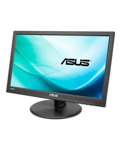 Asus VT168H, 15.6" Touch-Screen 10 point, WLED TN, Glare 10ms, 50000000:1 DFC, 200cd, 1366x768, HDMI, D-Sub, Micro USB for touch function only, Adapter built in, Tilt, Black - 3