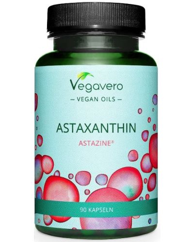 Astaxanthin Astazine, 90 капсули, Vegavero - 1