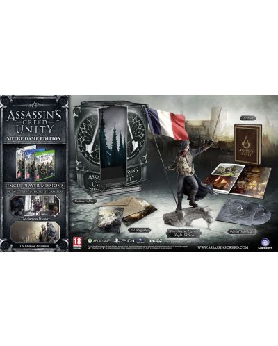 Assassin's Creed Unity - Notre Dame Edition с подарък тениска (PS4) - 10