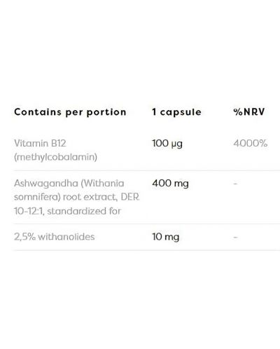 Ashwagandha Extra, 400 mg, 60 капсули, Osavi - 4