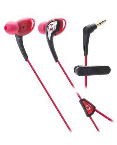 Спортни слушалки Audio-Technica - SPORT2RD, червени
