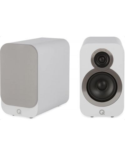 Аудио система Q Acoustics - 3010i, бяла/сива - 1