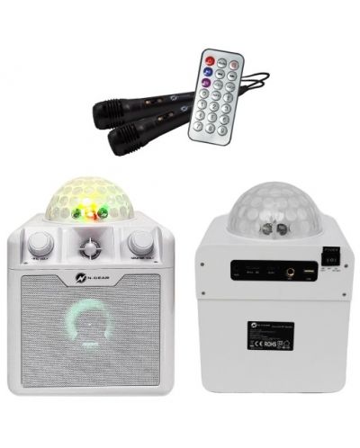 Аудио система N-Gear - Disco Block 410, бяла - 1