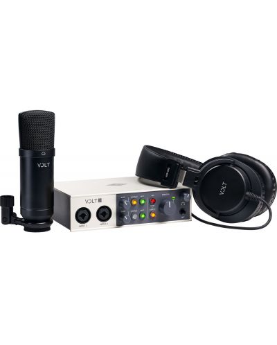Аудио интерфейс Universal Audio - Volt 2 Studio Pack, бял/сив - 1