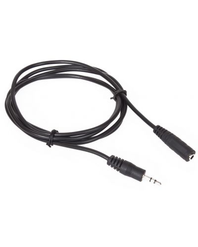 Аудио кабел VCom - CV202, жак 3.5 mm/жак 3.5 mm, 1.8 m, черен - 2