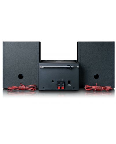 Аудио система Lenco - MC-250BK, черна/сива - 5