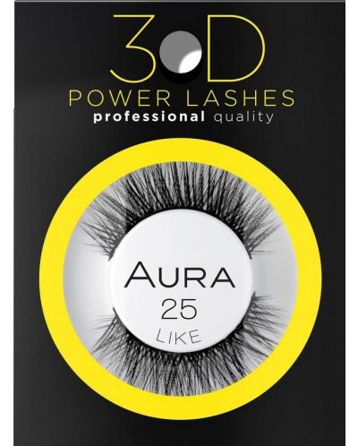 Aura 3D Мигли за очи Power Lashes, Like N025 - 1