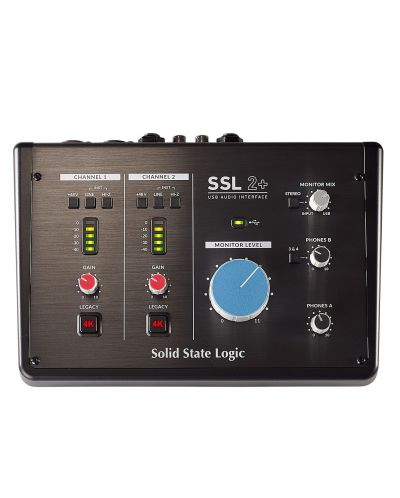 Аудио интерфейс Solid State Logic - SSL 2+, черен - 1