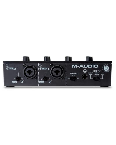 Аудио интерфейс M-Audio - M-Track Duo, черен - 4