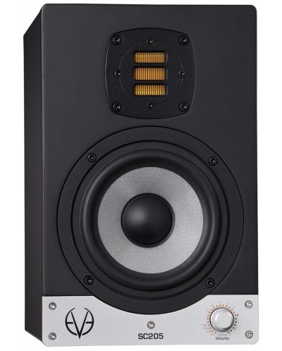 Аудио система EVE Audio - SC205, черна/сребриста - 2