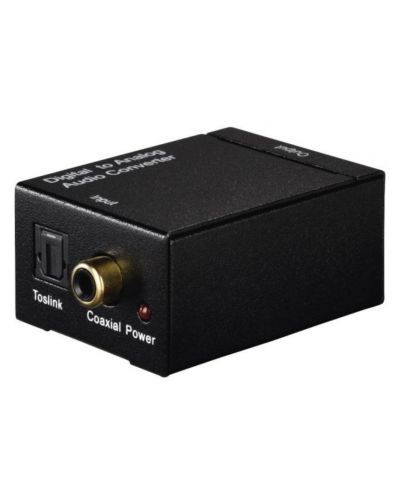Аудио конвертор Hama - AC80, цифров/аналогов, черен - 2