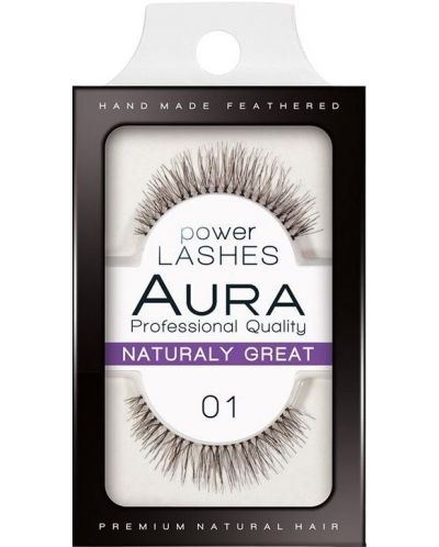 Aura Изкуствени мигли Naturaly Great N001 - 1