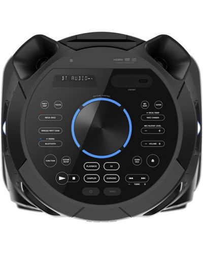 Аудио система Sony - MHC-V73D, черна - 3