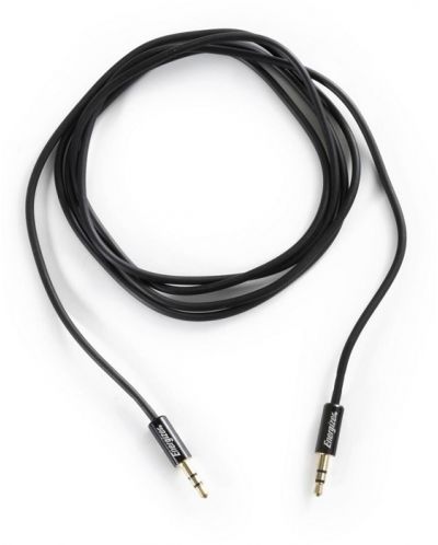 Аудио кабел Energizer - 3.5 mm/3.5 mm, 1.5 m, черен - 3
