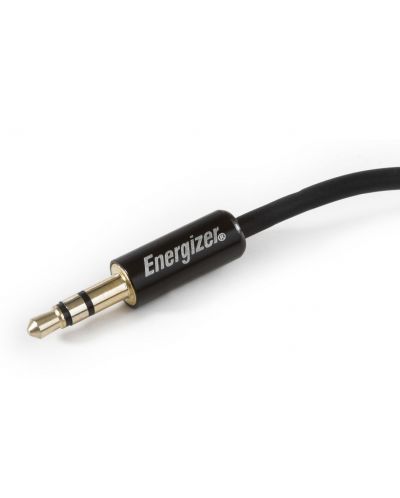 Аудио кабел Energizer - 3.5 mm/3.5 mm, 1.5 m, черен - 5