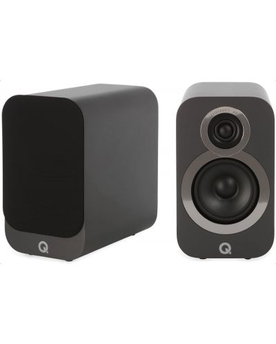 Аудио система Q Acoustics - 3010i, сива/черна - 1