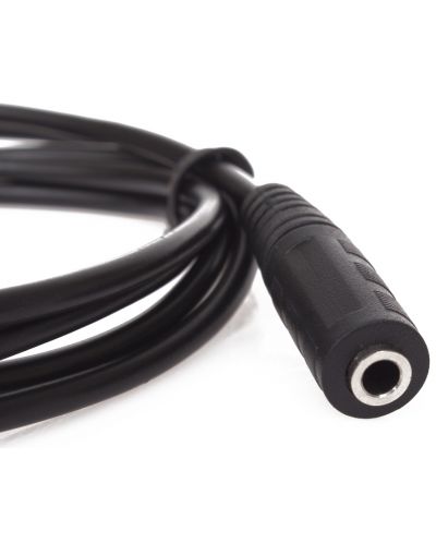 Аудио кабел VCom - CV202, жак 3.5 mm/жак 3.5 mm, 3 m, черен  - 3