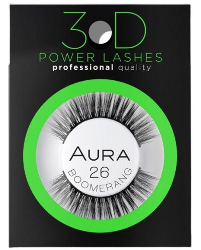 Aura 3D Мигли за очи Power Lashes, Boomerang N026 - 1