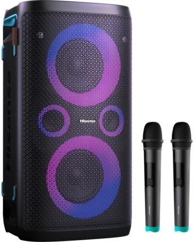 Аудио система Hisense - HP110 Party Rocker One Plus, черна - 1