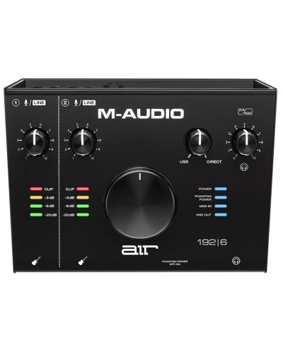 Аудио интерфейс M-Audio - AIR 192/6, черен - 3