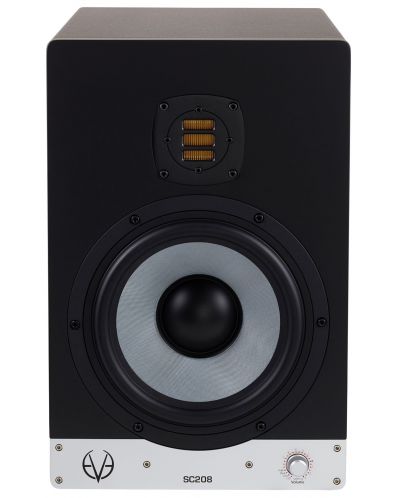Аудио система EVE Audio - SC208, черна/сребриста - 2