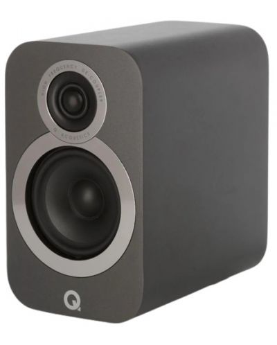Аудио система Q Acoustics - 3010i, сива/черна - 3