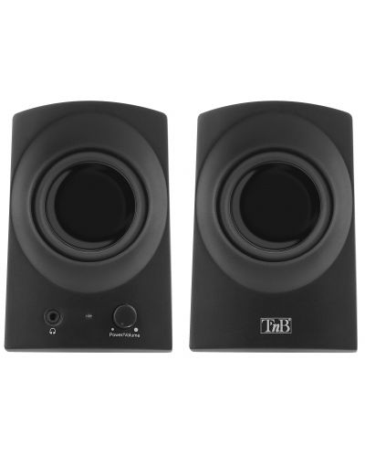 Аудио система T'nB - ARK Series, 2.0, черна - 2