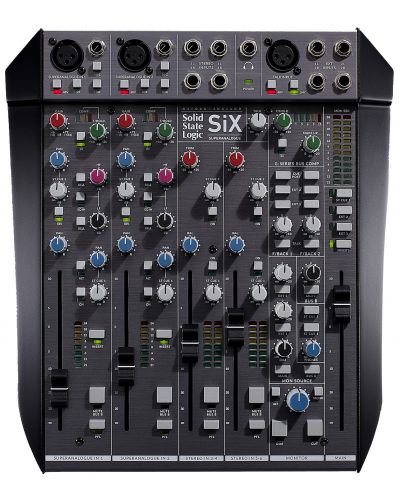 Аудио миксер Solid State Logic - SiX, черен - 2