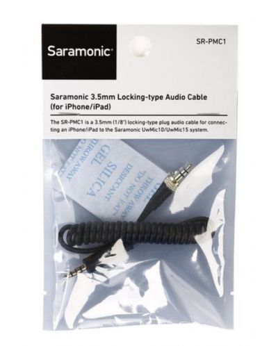 Аудио кабел Saramonic - SR-PMC1, 3.5 TRS-M/3.5 mm TRRS-M, 25-38 cm - 3