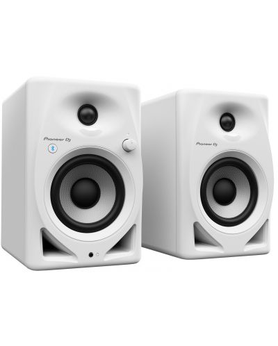 Аудио система Pioneer DJ - DM-40D-BT, 2.0, бяла - 2