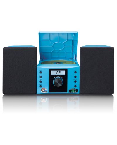 Аудио система Lenco - MC-013BU, синя - 2