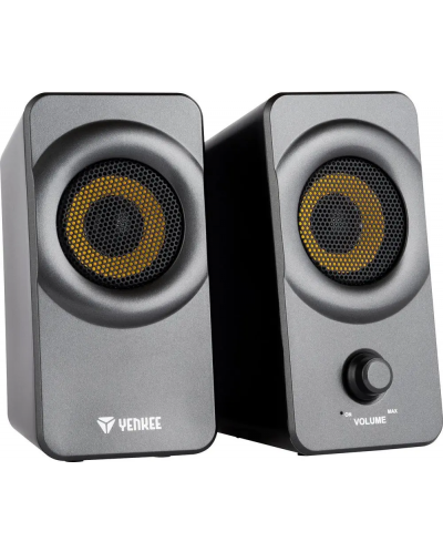 Аудио система Yenkee - 2020, 2.0, сива - 2