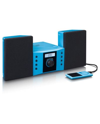 Аудио система Lenco - MC-013BU, синя - 3