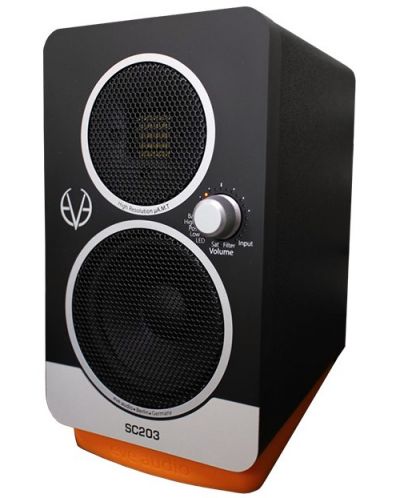 Аудио система EVE Audio - SC203, черна/сребриста - 5