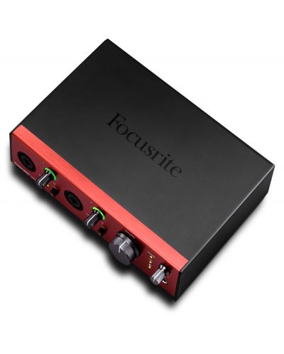 Аудио интерфейс Focusrite - Clarett+ 2Pre, червен/черен - 4