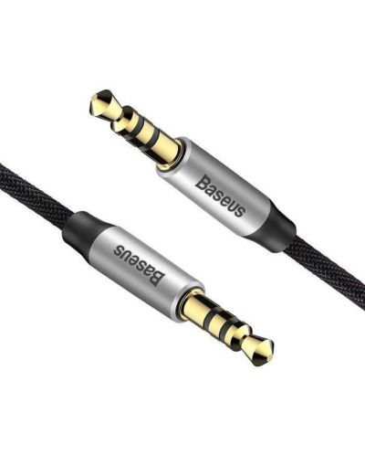 Аудио кабел Baseus - Yiven M30, 2x жак 3.5 mm, 1.5 m, сребрист - 2