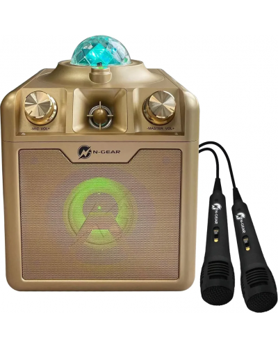 Аудио система N-Gear - Disco Star 710, златиста - 1