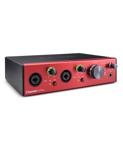 Аудио интерфейс Focusrite - Clarett+ 2Pre, червен/черен - 3