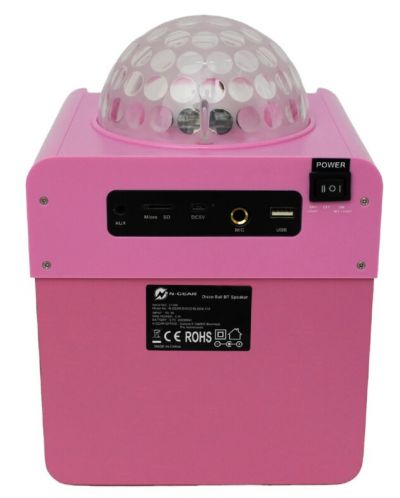Аудио система N-Gear - Disco Block 410, розова - 4