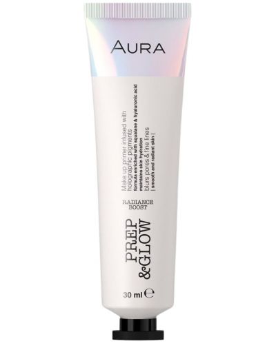 Aura Основа за грим Prep & Glow, 30 ml - 1