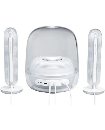 Аудио система Harman Kardon - Sound Sticks 5, 2.1, бяла | Ozone.bg