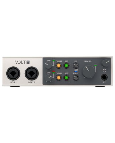 Аудио интерфейс Universal Audio - Volt 2 2-in/2-out, бял - 1