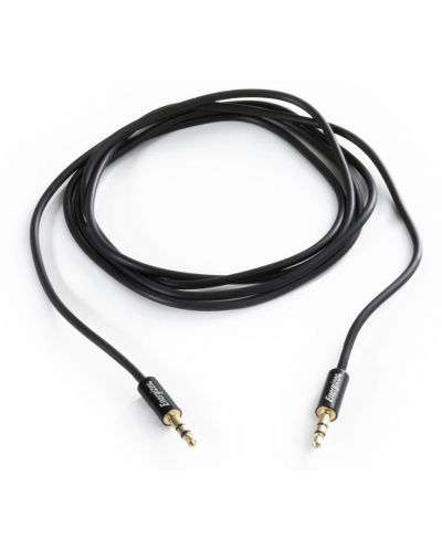 Аудио кабел Energizer - 3.5 mm/3.5 mm, 1.5 m, черен - 2