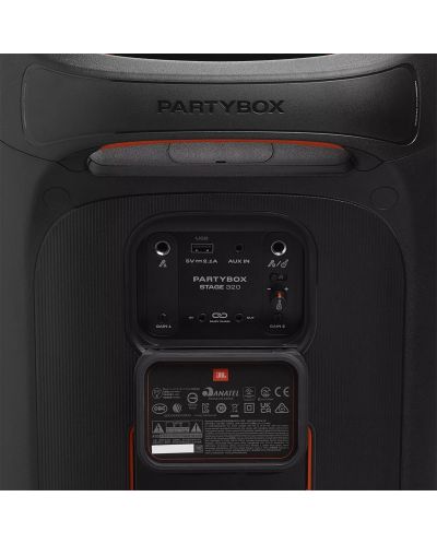 Аудио система JBL - PartyBox Stage 320, черна - 10