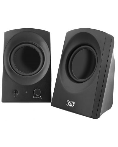 Аудио система T'nB - ARK Series, 2.0, черна - 1