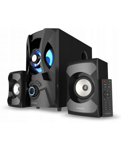 Аудио система Creative - SBS E2900, 2.1, черна - 1
