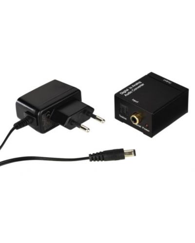 Аудио конвертор Hama - AC80, цифров/аналогов, черен - 3