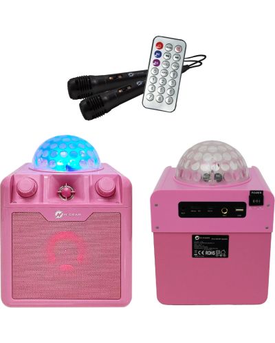 Аудио система N-Gear - Disco Block 410, розова - 1